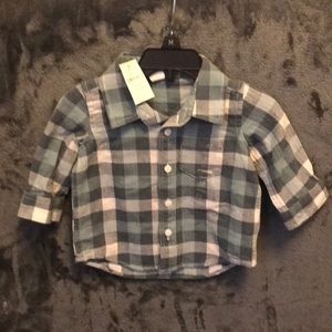 Baby gap button up flannel